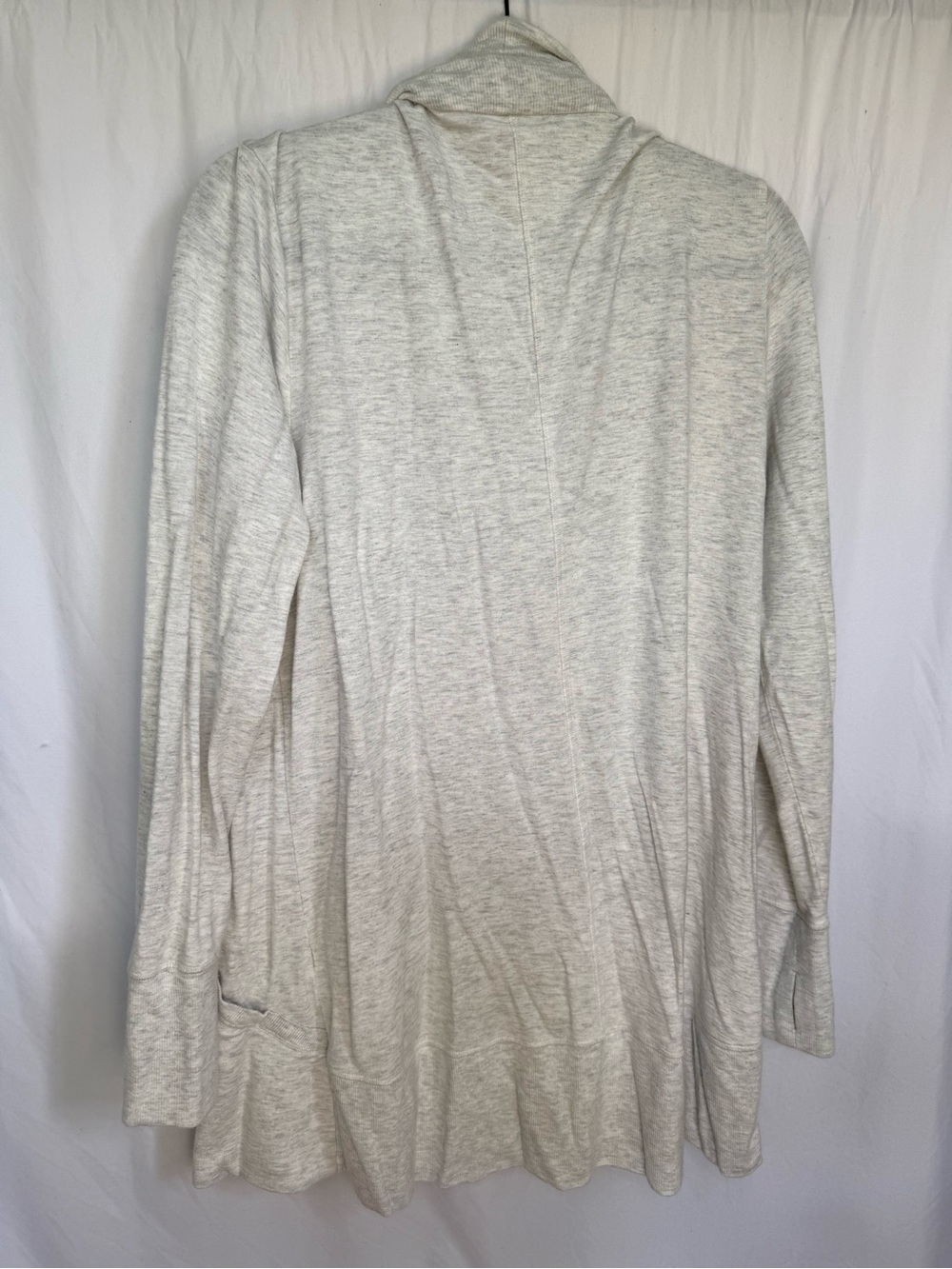 Athleta Light Gray Open Drape Cardigan - Picture 4 of 4